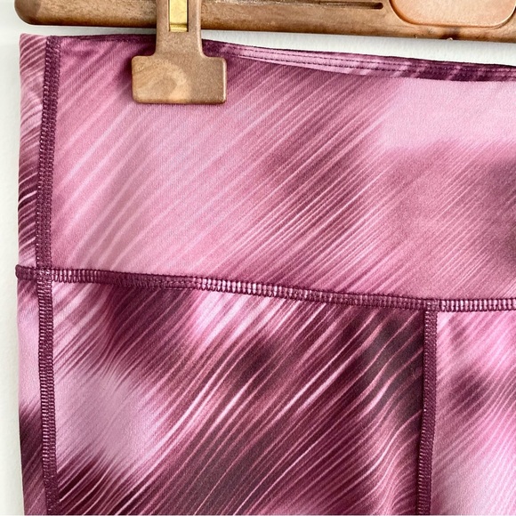 Athleta Pink Printed Leggings Size Medium - Picture 2 of 6